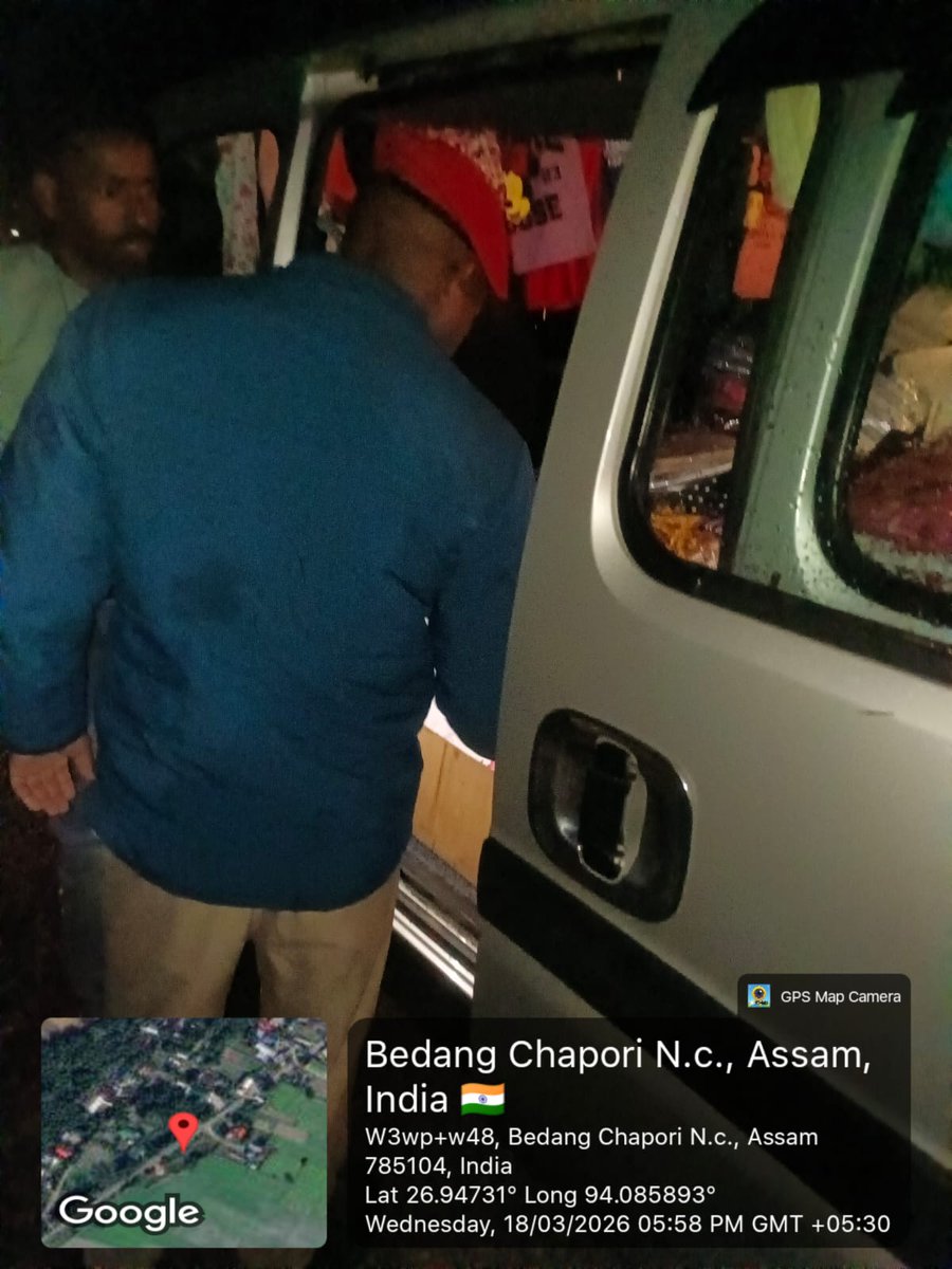 MajuliPolice's tweet photo. On-ground vigilance intensified 🚔
Majuli Police is conducting regular area domination, naka checking &amp; patrolling to ensure a safe and peaceful election. Public safety remains our priority.
@assampolice 
@DGPAssamPolice https://t.co/N53zcCW70B