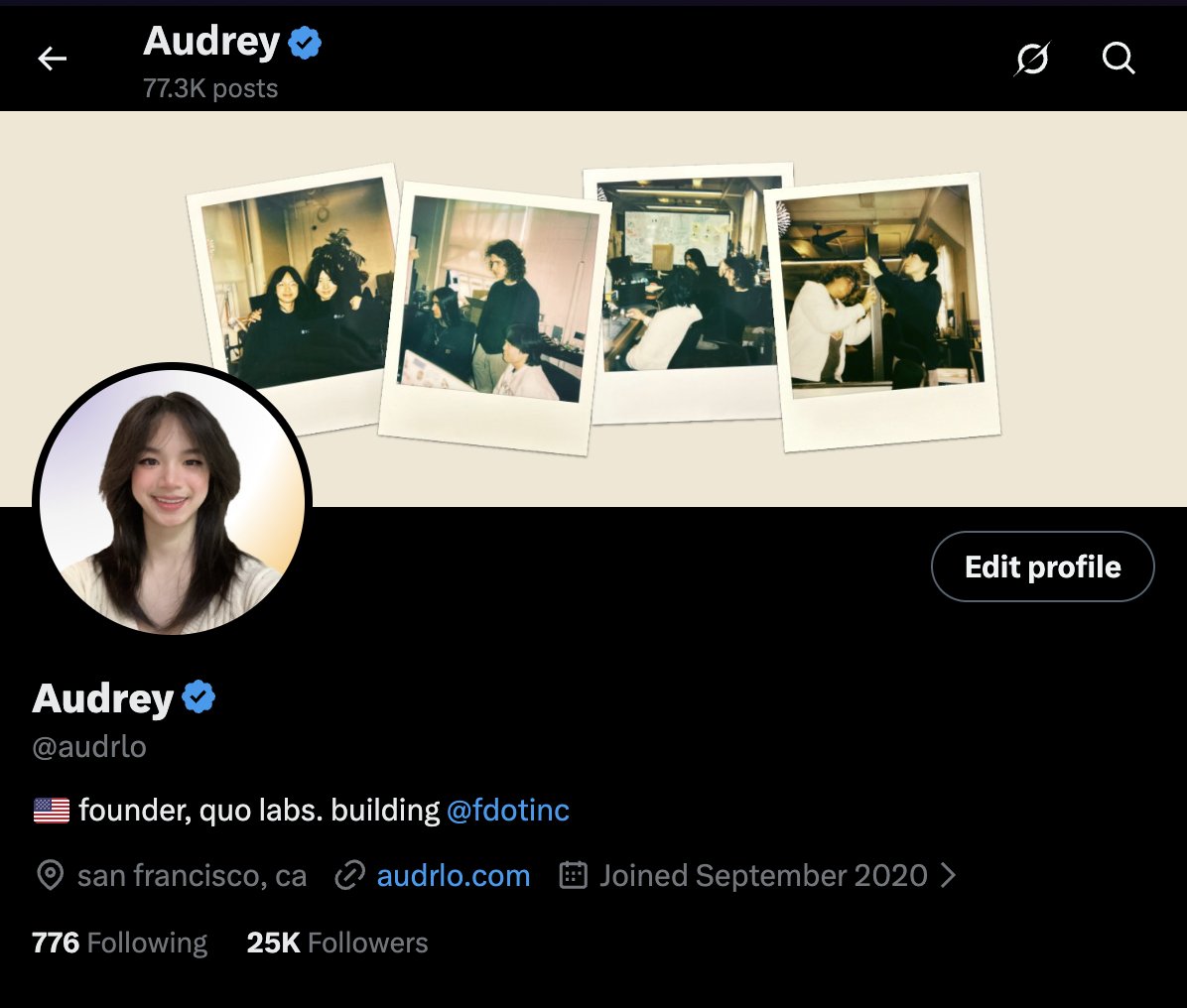 Audrey tweet media