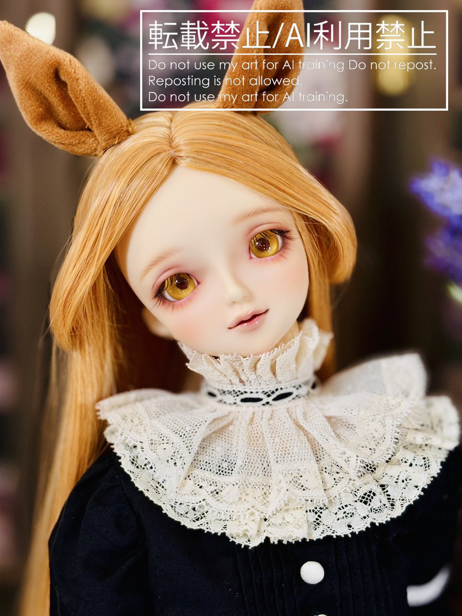 鮮やかでパッと目を引く上に可愛い眉毛がよく見える髪型です。rp
馬耳にも狐耳にも合う色味です！