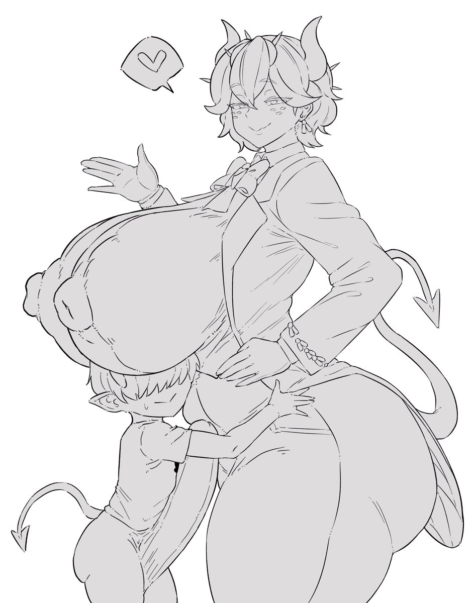 悪魔娘アロ( commissions open) tweet media