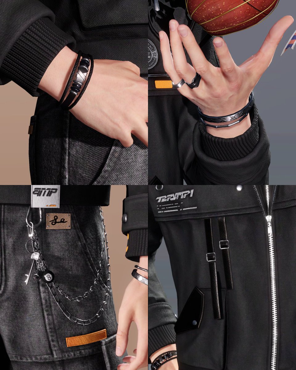 Olivia_Flicks's tweet photo. Caleb's got his own style with accessories… 
he's so into chains and dangly bits and I love it https://t.co/qMhUq7e3lK