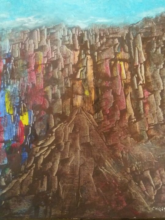 ChrisOpenArtSt1's tweet photo. Art of the Day! "City of stones". Buy at: https://t.co/OJV3wb9LoF https://t.co/xNaf0k3bHC