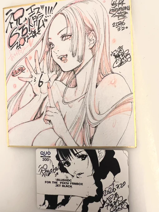 記念色紙B 出品です★
是非みてね〜

https://t.co/2kO6WY7X5n 