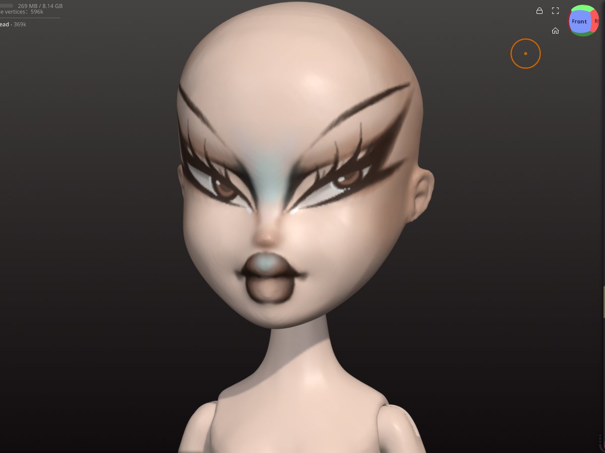 steffmorganzzi's tweet image. Having so much fun messing around drawing on these scans… I should lowkey consider getting into actual Bratz doll repaints I’m having a blast and I lowkey think I have #POTENTIAL idk  !!