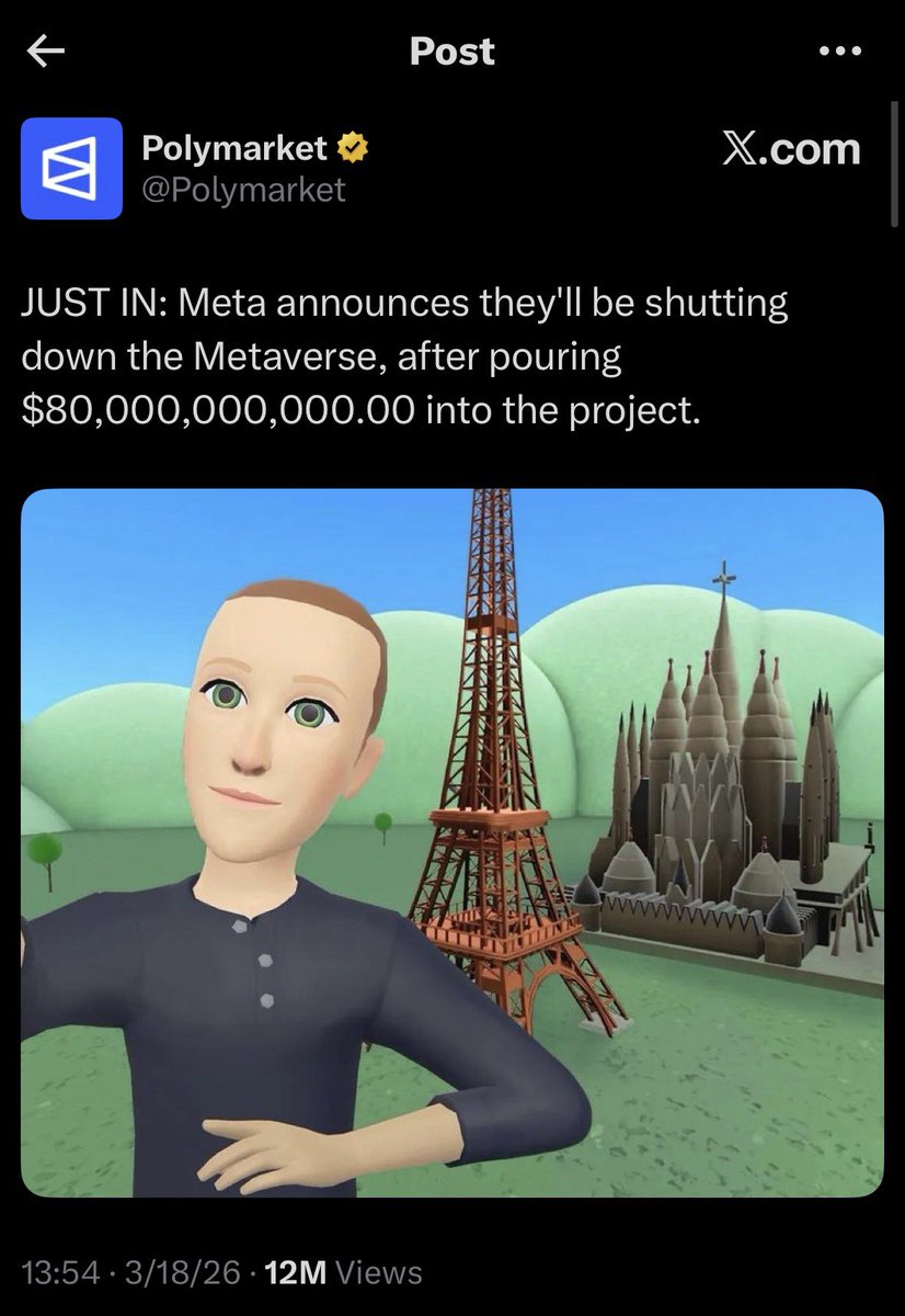 DontAskJeeves's tweet photo. Overlord, but it’s Mark Zuckerberg logging into the Metaverse one last time and getting stuck with all of his depraved, uncanny valley creations. https://t.co/TxScL3GMZe