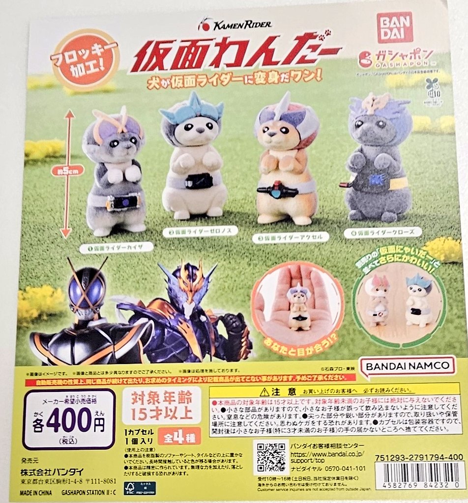 ✨🆕新商品情報🆕✨ 仮面わんだー 犬が仮面ライダーに変身だワン