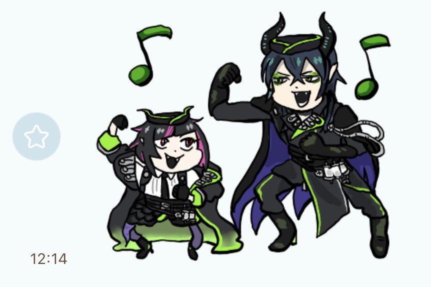 「ふぁーあうと踊るマレリリかわいい。」|月徒のイラスト