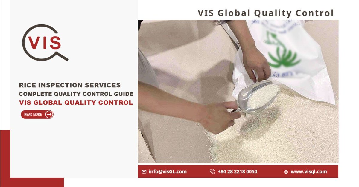 VIS_Quality's tweet image. 🔥 Need reliable rice inspection services in Vietnam?
👉 Get a quote today: visgl.com/rice-inspectio… 
#RiceInspection #QualityControl #VietnamExport #RiceExport #InspectionServices #SupplyChain #QC
