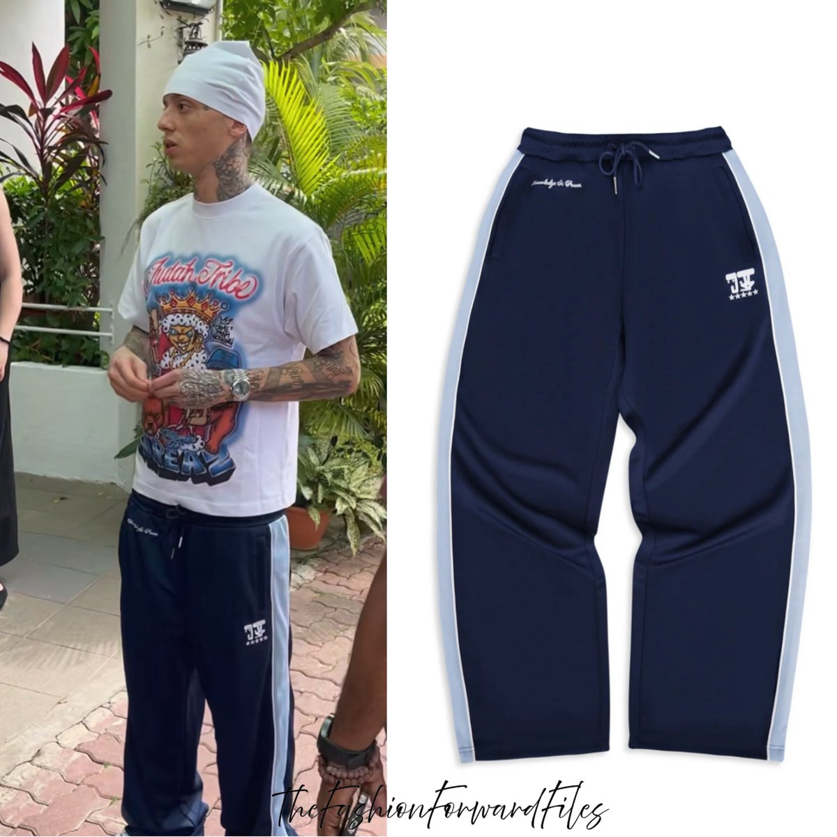 FashFwrdFiles's tweet image. Central Cee wearing Judah Tribe navy blue/baby blue jeedles scuba pants. Photo 📸; @amyrahmustafa 

#judahtribe #centralcee #centralceeedit #centralceetypebeat #centralcee23 @centralcee