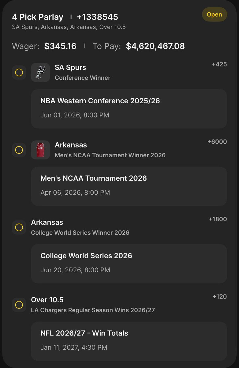 arkansas to the natty 🐗🐗 tweet media