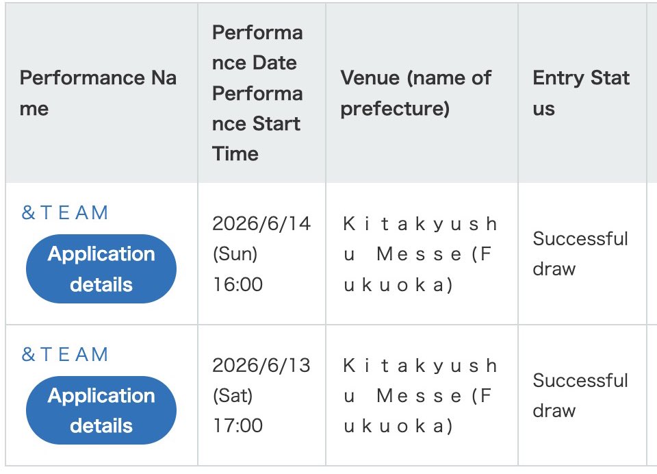 My first Japanese concert lottery and my first success 😭😭😭😭😭😭