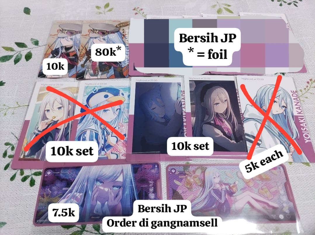 Opsplit epick knd

All detail di pic
Fixorder sisa 2 epick/foil taken

#warungprsk #warungpjsk #warungproseka #warungjajan #warunganime