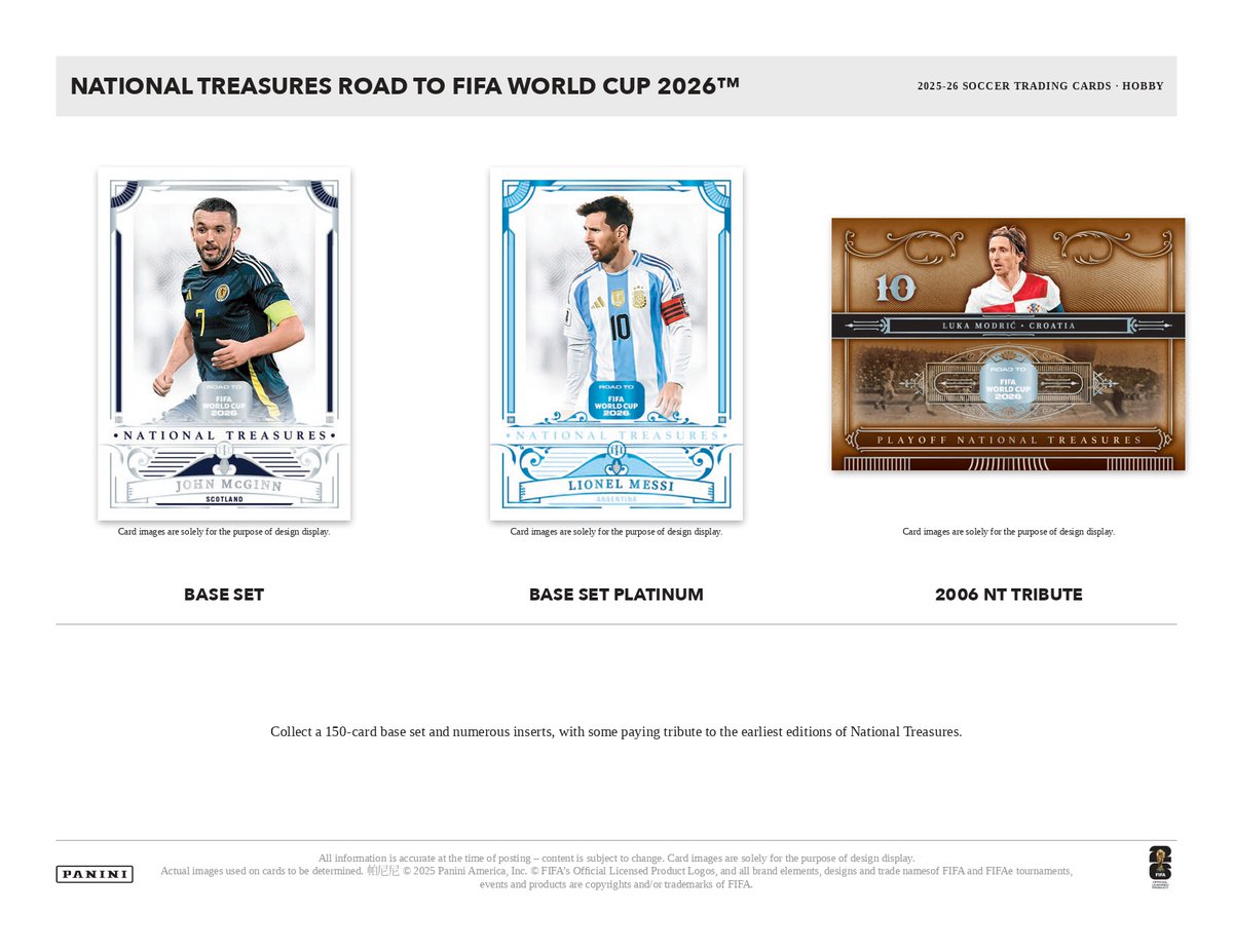 製品情報】 2026年5月1日 発売予定 ⚽ 2025-26 PANINI NATIONAL