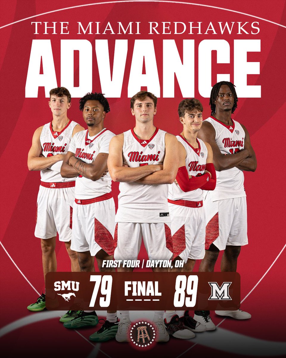 BarstoolMiamiU's tweet image. FIRST ROUND EXIT = SMU