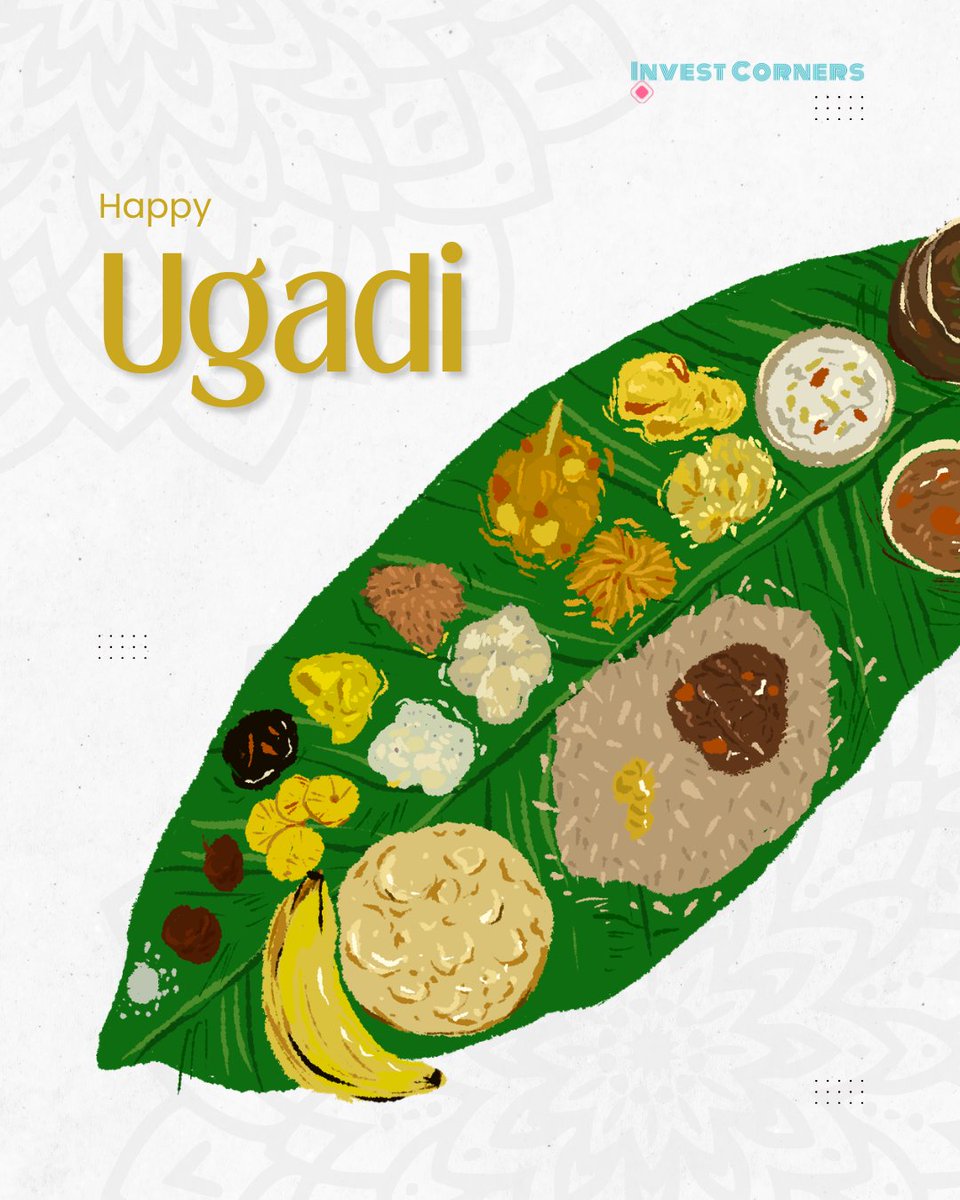 InvestCorners's tweet photo. Just like the Ugadi Pachadi, may your year be a perfect blend of all the emotions that make life beautiful. Cheers to a balanced 2026!
#Ugadi2026 #investcorners https://t.co/NP7MQe8plX