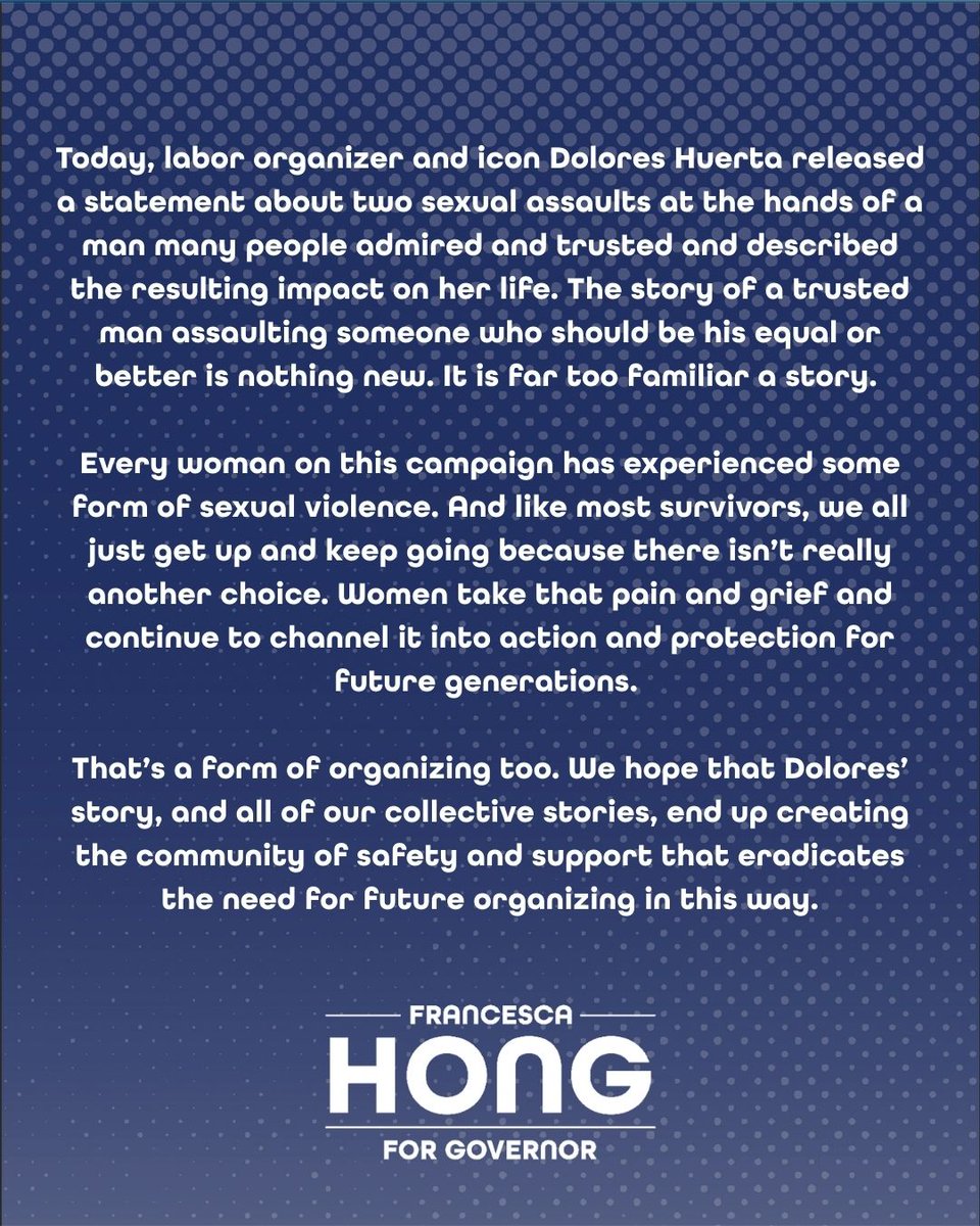 Francesca Hong For Governor tweet media