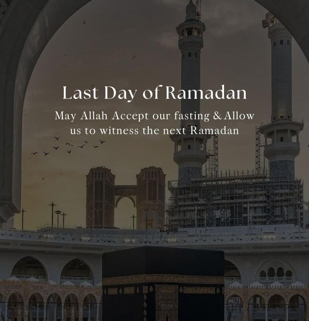 Ramadhan day 30.

Alhamdulillah we’ve been honored to get to this stage. May Allah accept all our ibadahs and grant us khair and all our heart desires. Ameen 🫶❤️