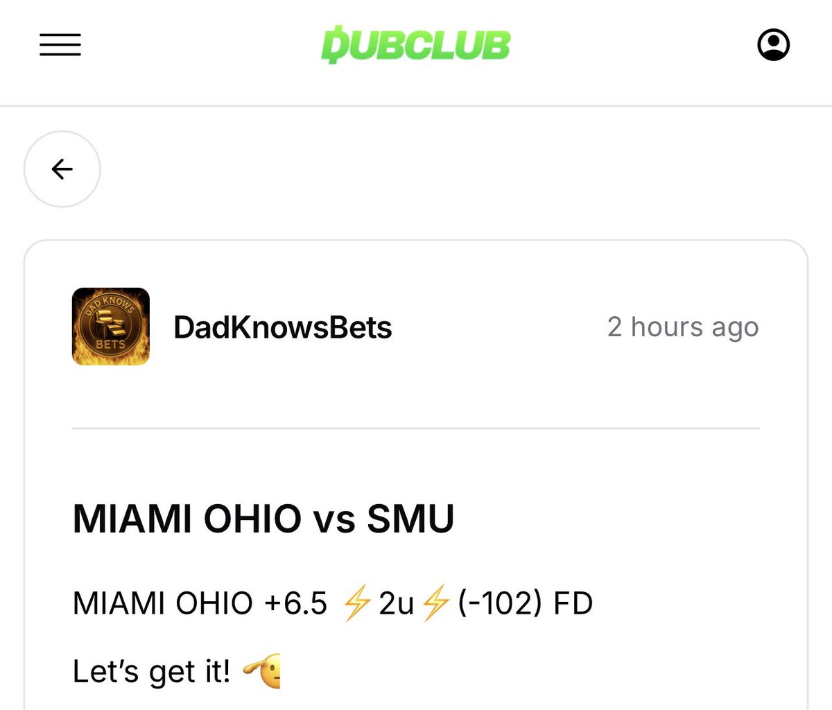 Dad Knows Bets tweet media