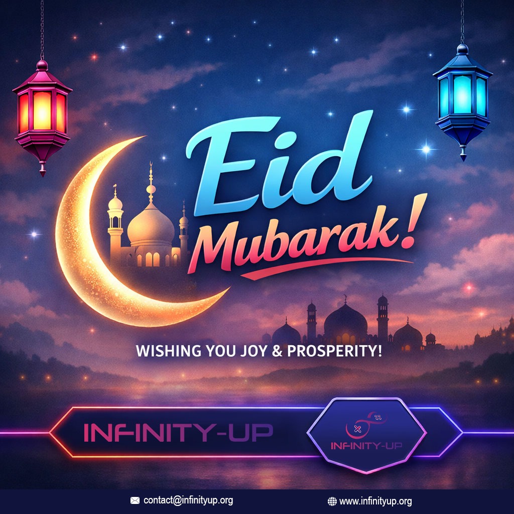 infinityUpGames's tweet photo. A warm and joyful Eid Mubarak from all of us at INFINITY-UP

May this beautiful occasion bring you peace, happiness, and moments that truly matter, with your loved ones and beyond.
#EidMubarak #INFINITYUP #CelebrateTogether #FestivalOfJoy #INFINITYUPLife #Gratitude #Eid2026 https://t.co/4LNOujZ1vm