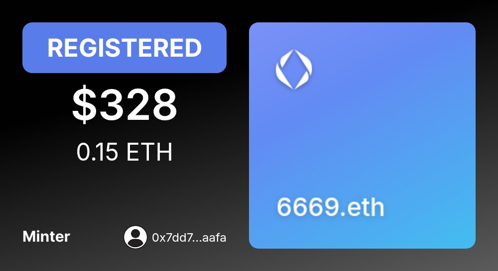 🚨 ENSMarketBot.eth tweet media