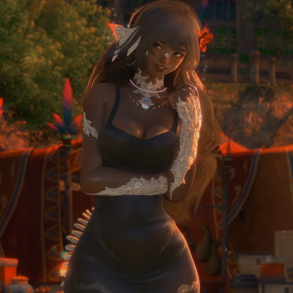 finally... Leilani in that Dress