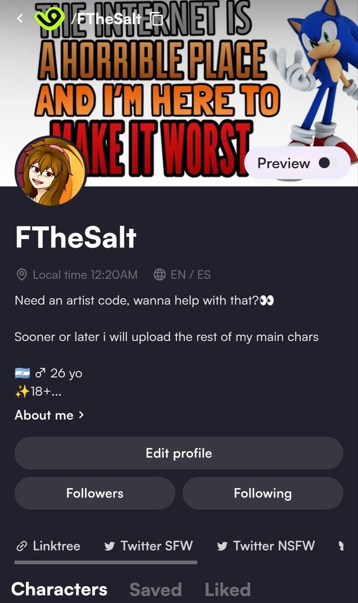 Salt but it's SFW tweet media