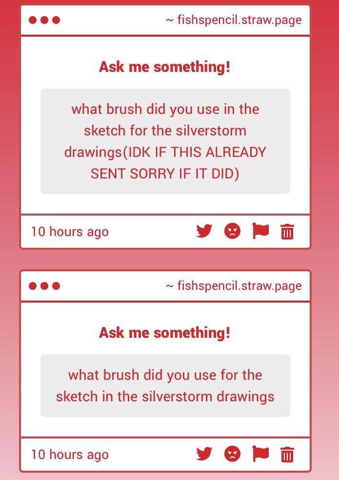 fish: im so fucking scared tweet media