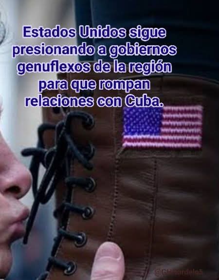 Pero también los hay que defienden con dignidad su soberanía, y no se doblegan ante las exigencias del imperio. #Cuba #CDRCuba #CubaNoSeRinde