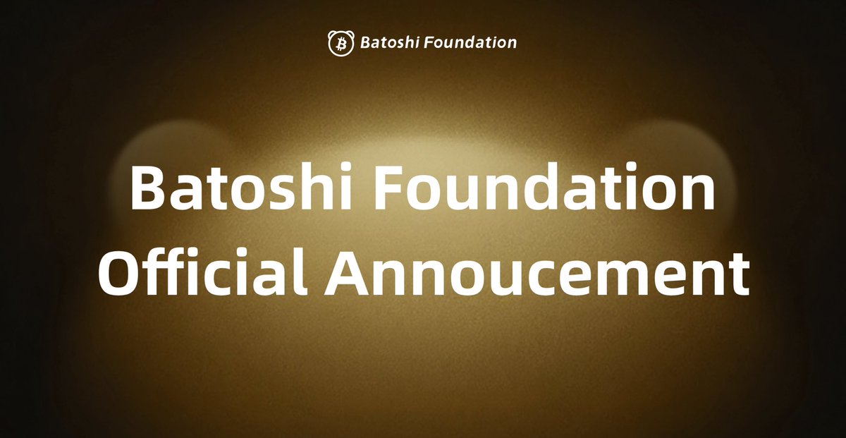 Batoshi Foundation tweet media