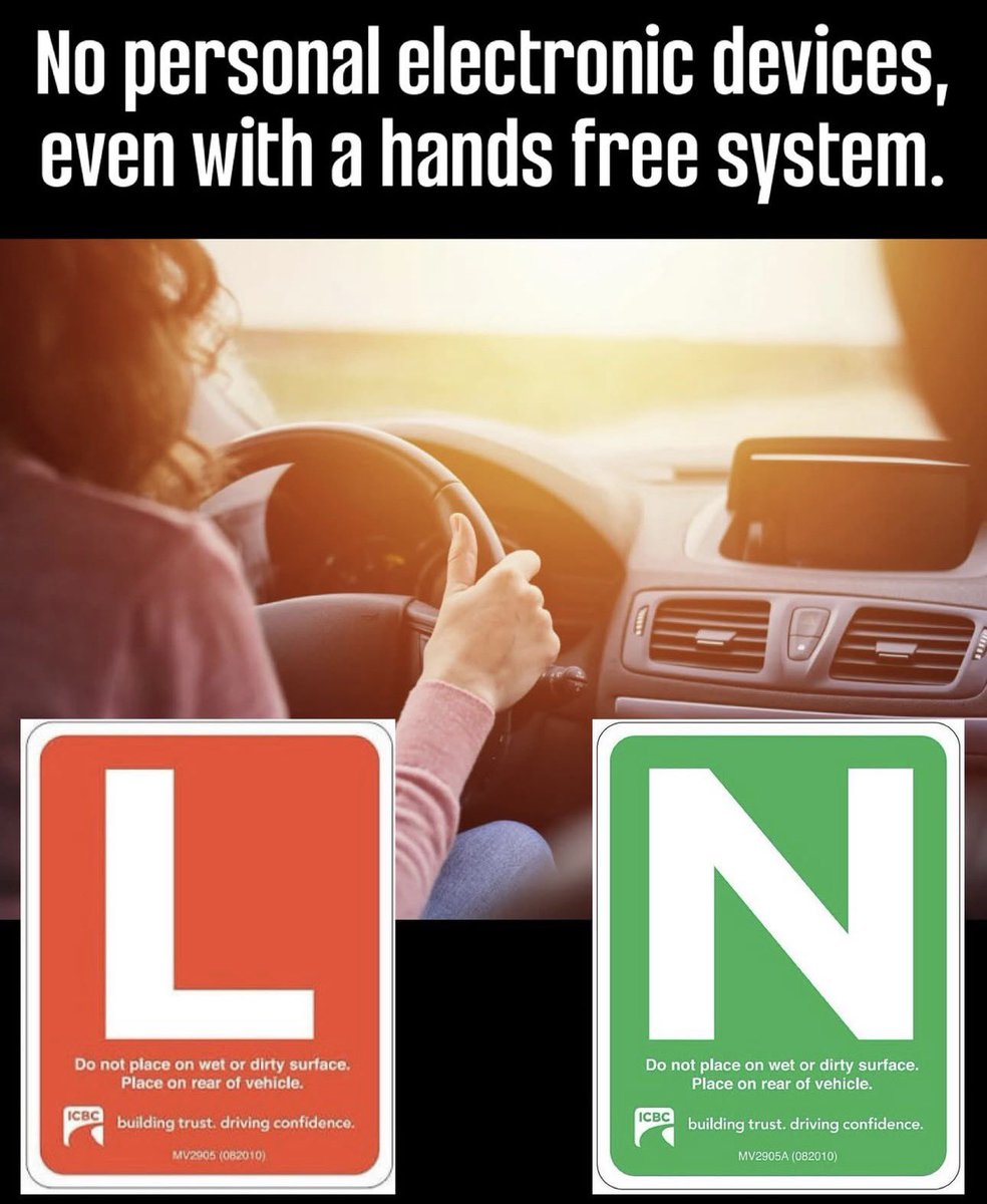 BeyondThePost's tweet image. A repost by SPS Road Safety (spsroadsafety) on Instagram: 

#DYK that if you are an "L" or "N" driver, you are not allowed to use any personal electronic devices while driving, even with a hands-free system. If you are caught using an electronic device while driving, even with a