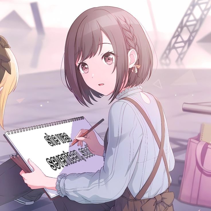 userenananan's tweet photo. "Hey is that ena shinonome? Can I see?"

". . ."

"OH COME ON" https://t.co/QXOLquO4Rt