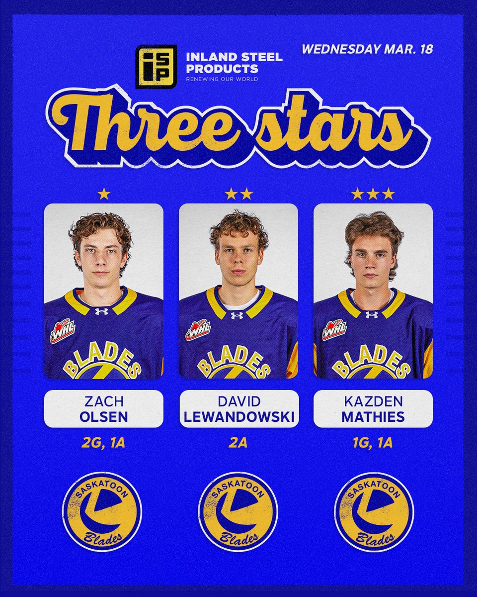 Tonight's three stars? All ours ⭐