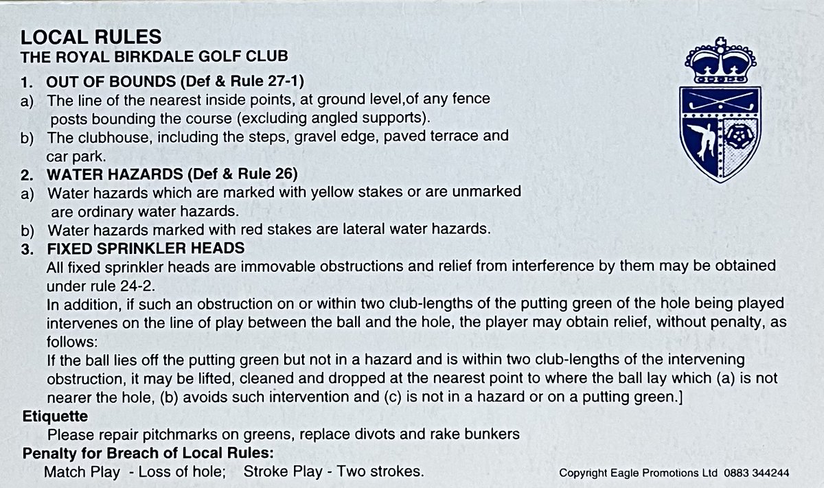 Daily Scorecard Golf tweet media