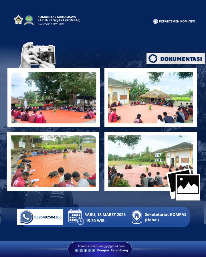 Komunitas Mahasiswa Papua Sriwijaya (KOMPAS) tweet media