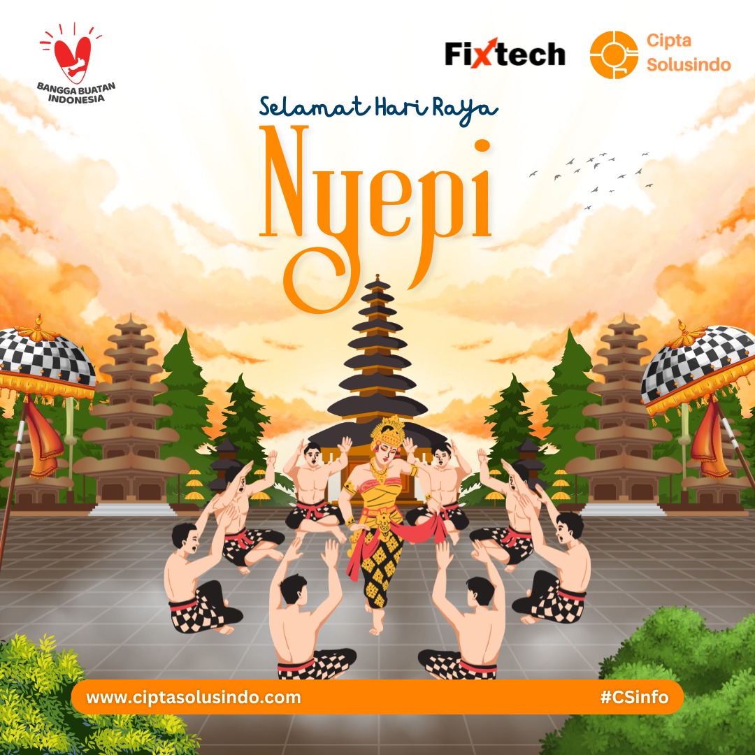 csfixtech's tweet photo. Selamat Hari Raya Nyepi ✨🛕

Semoga dengan adanya Makna Nyepi membuat kedamaian, kesejahteraan bagi kita semua. 

#CSinfo https://t.co/fUwtl7Gwxf