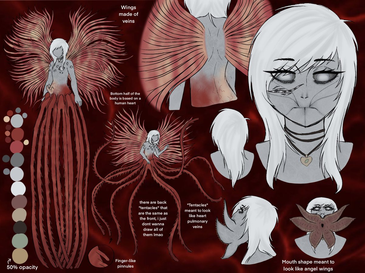 cloutoween's tweet image. "Angels are designed to look terrifying to ward off evil, because only evil appears beautiful to lure the innocent in"
#bloodmoon #yumeoc #ironlung