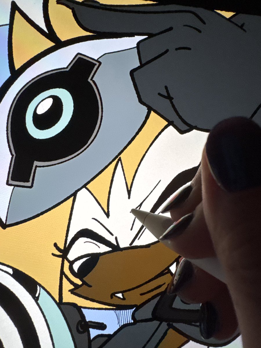 Work work work work work . Getting these colors done for <a href="/PhantomSqComic/">Phantom Squad Comic</a>  
#soniccomics #wip