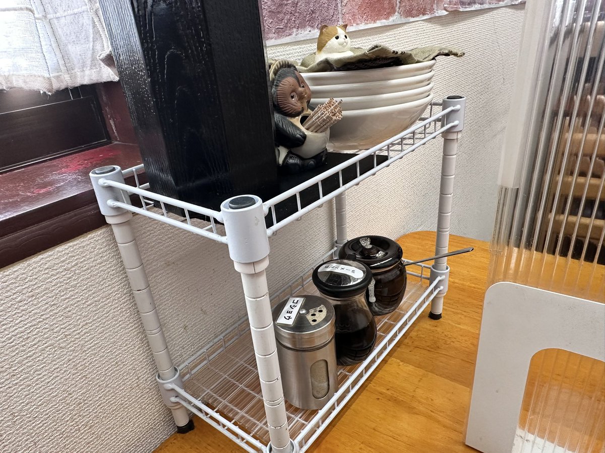 気になったからふたり屋行こうと思って店の前にいったらがんばって仕込み中の看板出てたサービスランチ昼定食の旗出てたからやってると思ったわなので別のお店のラーメン🍜にしました🤣
