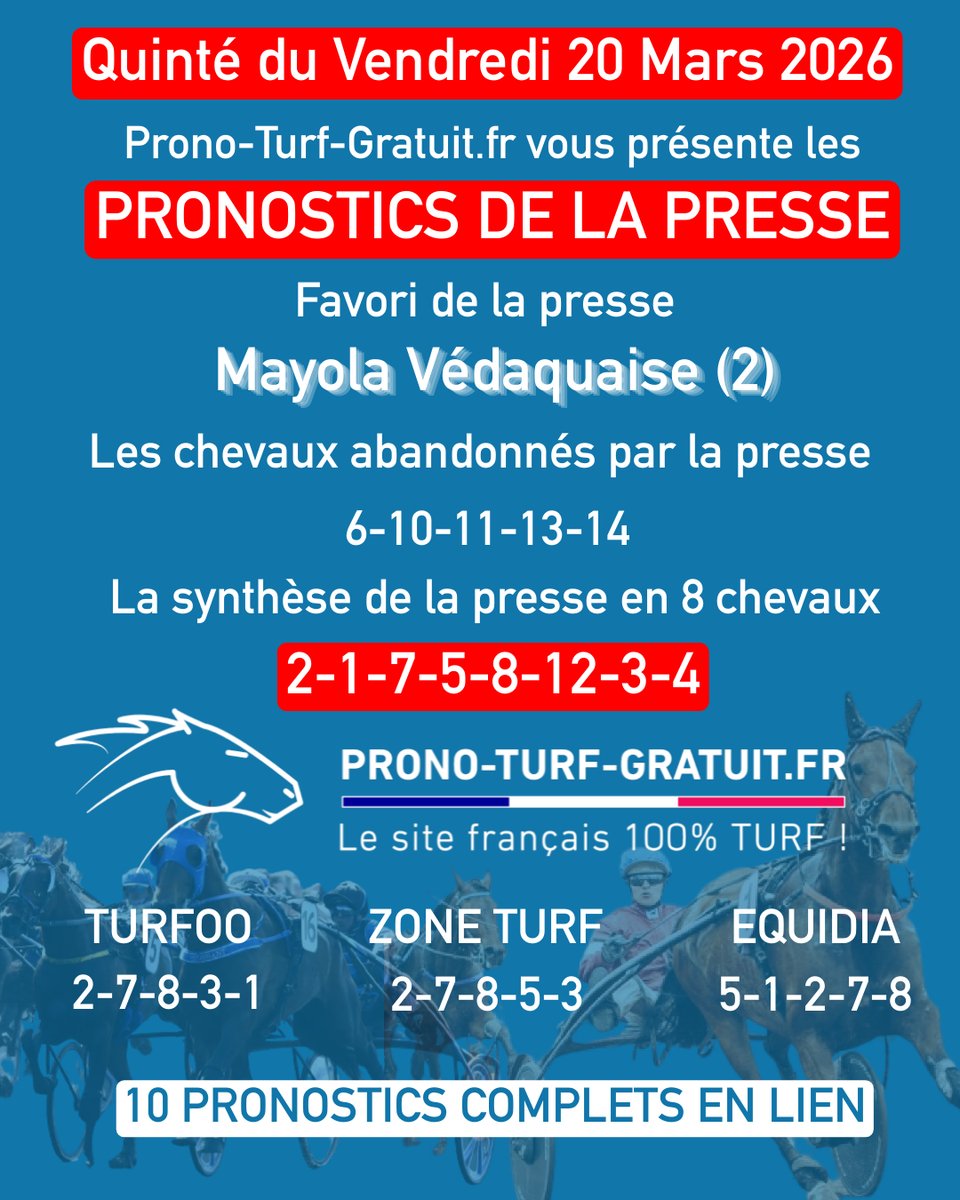 Prono-Turf-Gratuit.fr tweet media