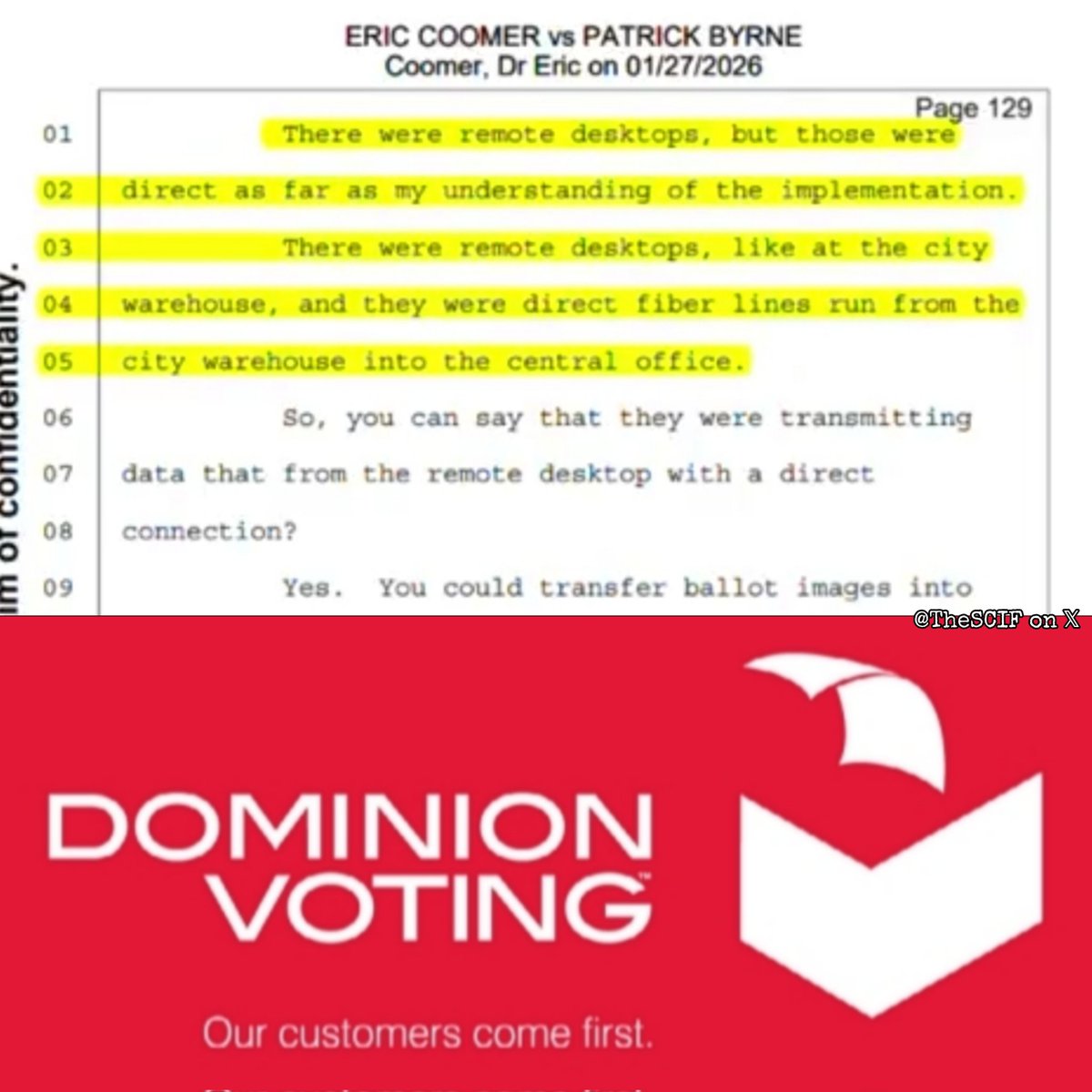 The SCIF tweet media