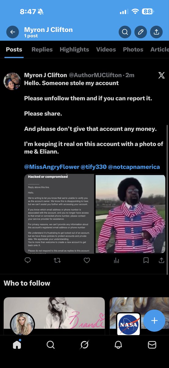 Myron J Clifton tweet media