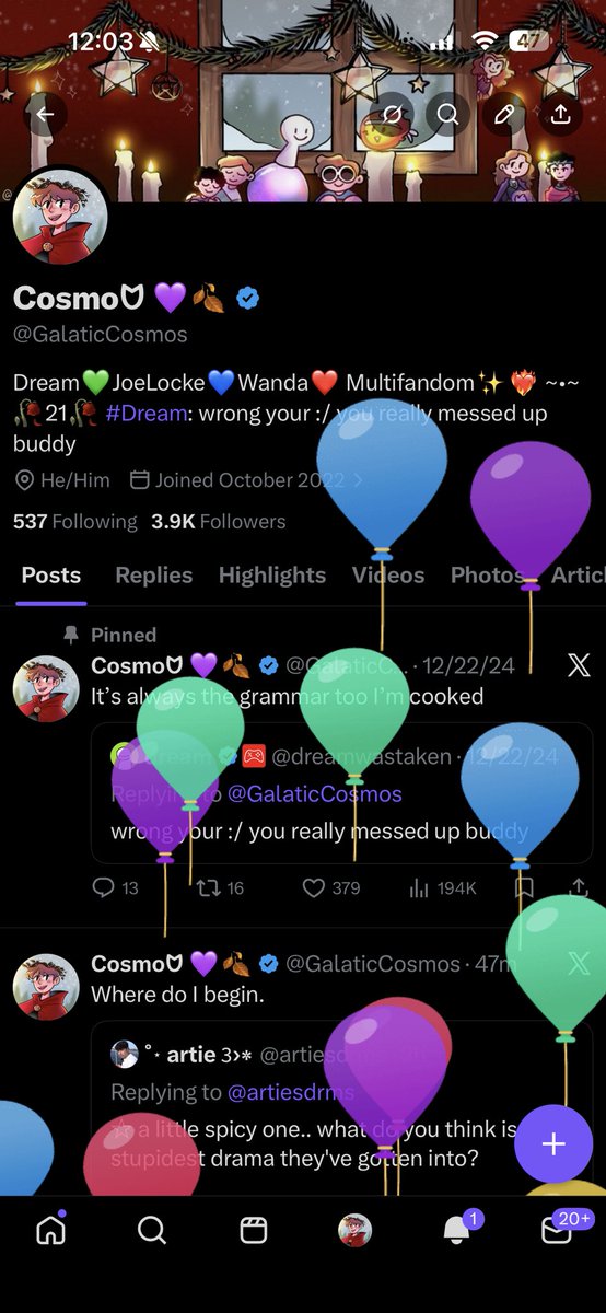 Cosmoᗢ 💜🍂 tweet media