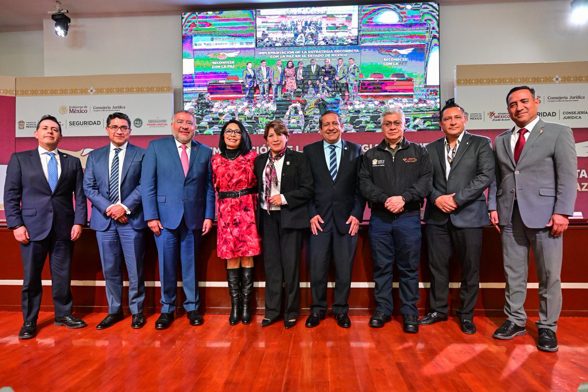 Todo un éxito la implementación de la estrategia #ReconectaConLaPaz en el Estado de México, dónde tuvimos la fortuna de contar con el acompañamiento de la gobernadora <a href="/delfinagomeza/">Delfina Gómez A.</a>.