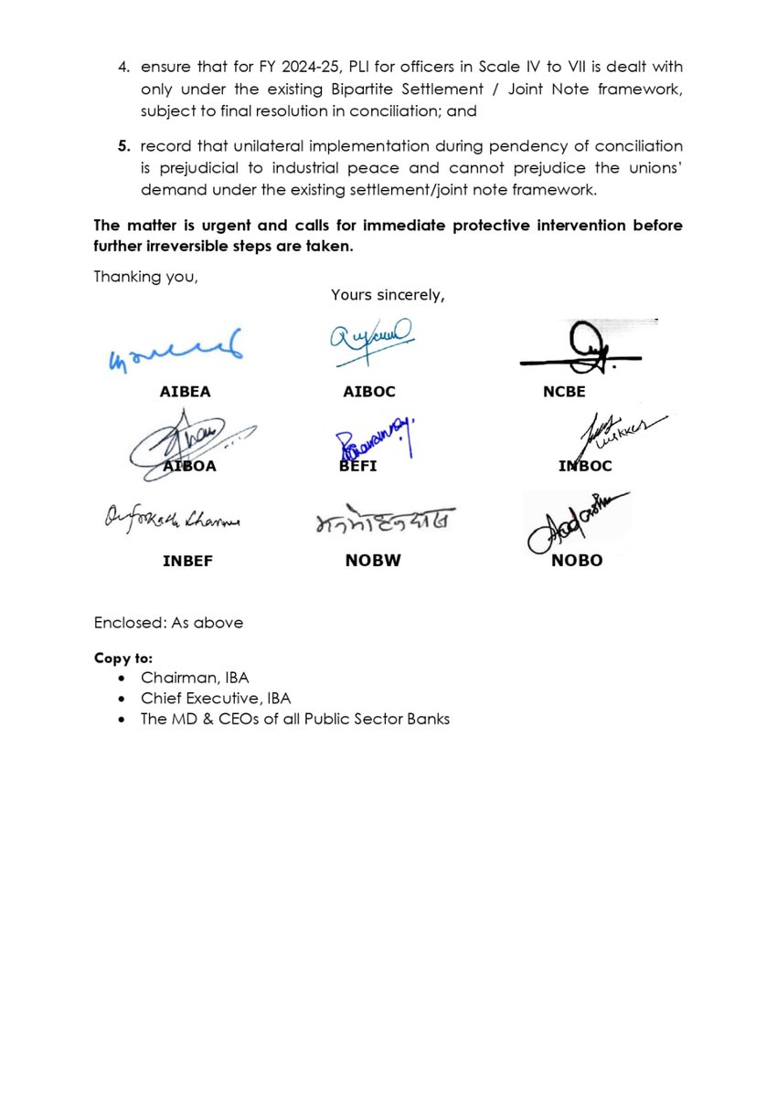 ALL INDIA BANK OFFICERS ASSOCIATION tweet media