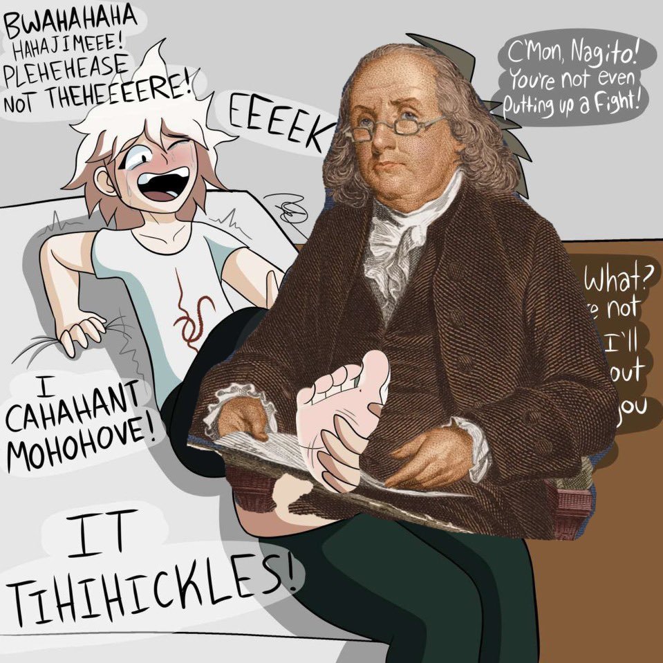 Franklin wants to get some of that tickling action in too 😂 #frankmaeda