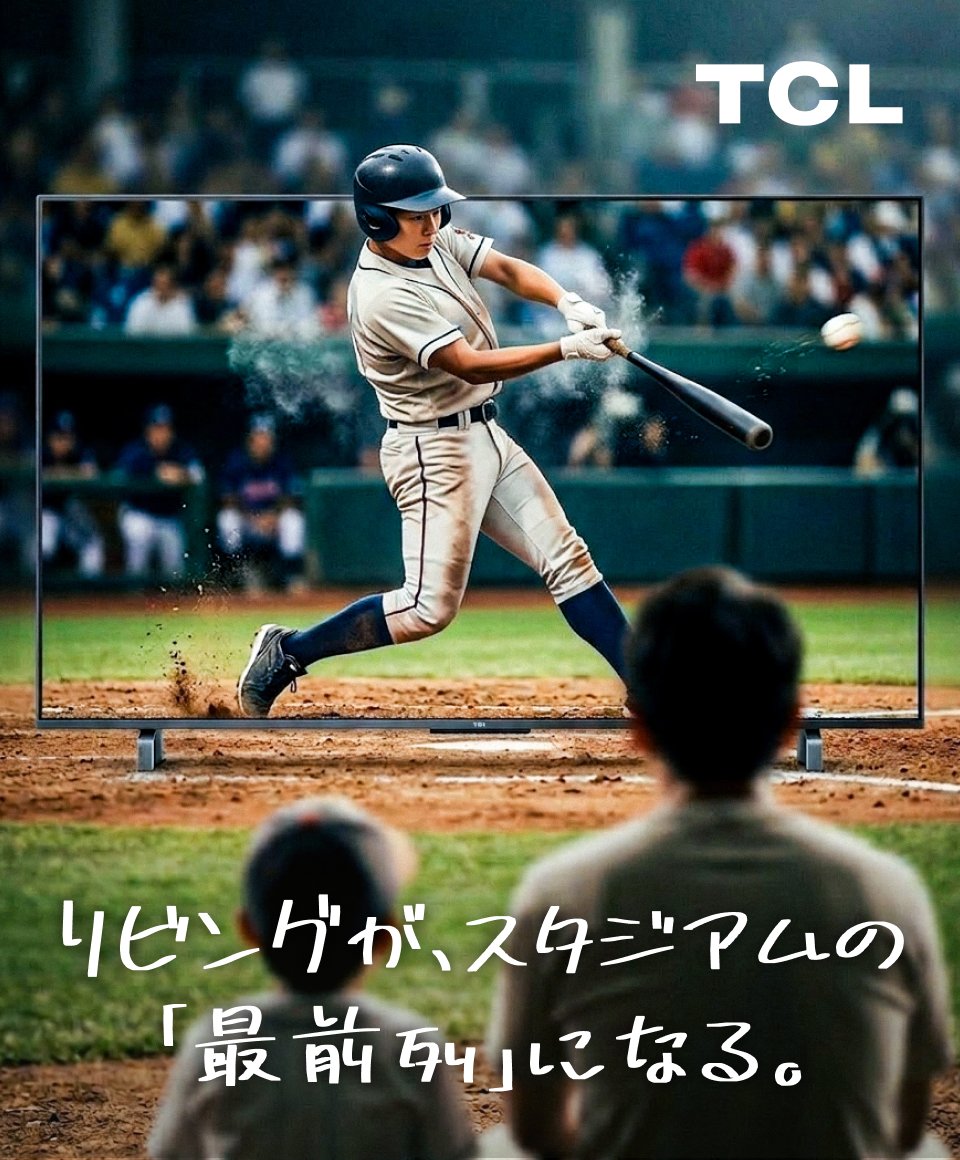 TCL_Japan's tweet image. センバツか、MLBか。どっち観る？⚾️ ​
​
春のセンバツ高校野球が開幕🌸​
そしてMLBも、まもなくシーズンイン。

その一球、その瞬間まで感じるなら。​
​TCL C8Kで、📺✨迫力の観戦体験を。
tcl.com/jp/ja/tvs/65c8k ​
​
#TCL #C8K #MiniLED #甲子園 #センバツ