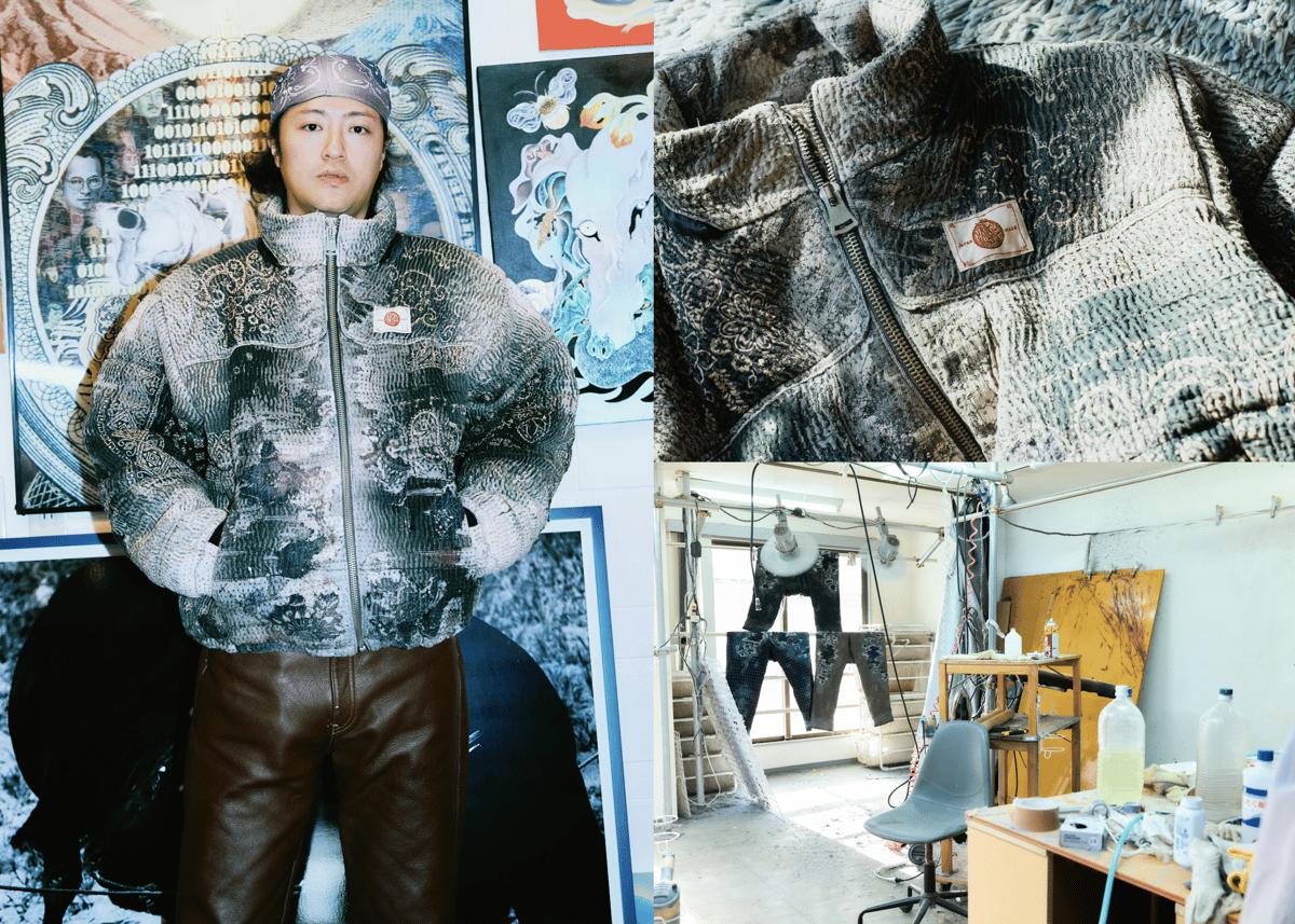 fashionsnap's tweet photo. 【インタビュー】「プロレタ リ アート」が“ハッキング“する古着とアートの境界 https://t.co/tMc4czusqD https://t.co/Tx1DBA59d7