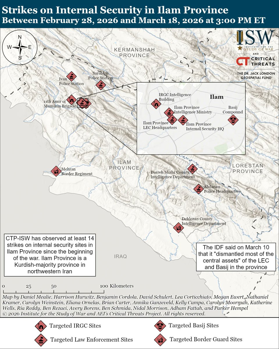Institute for the Study of War tweet media