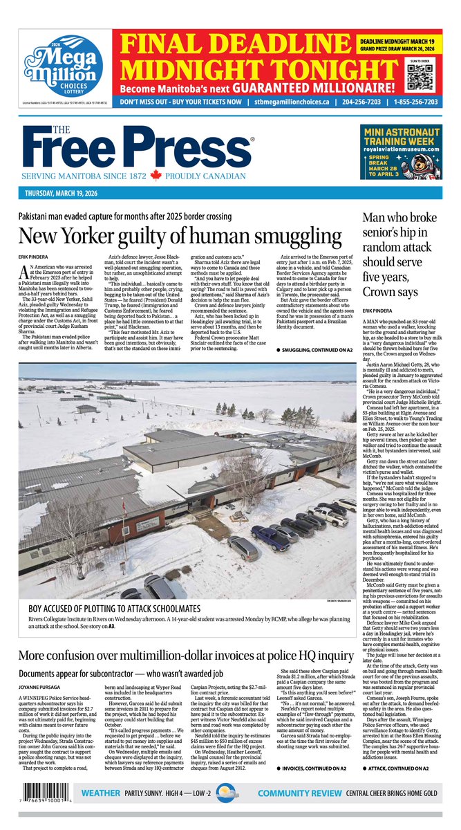 Winnipeg Free Press tweet media