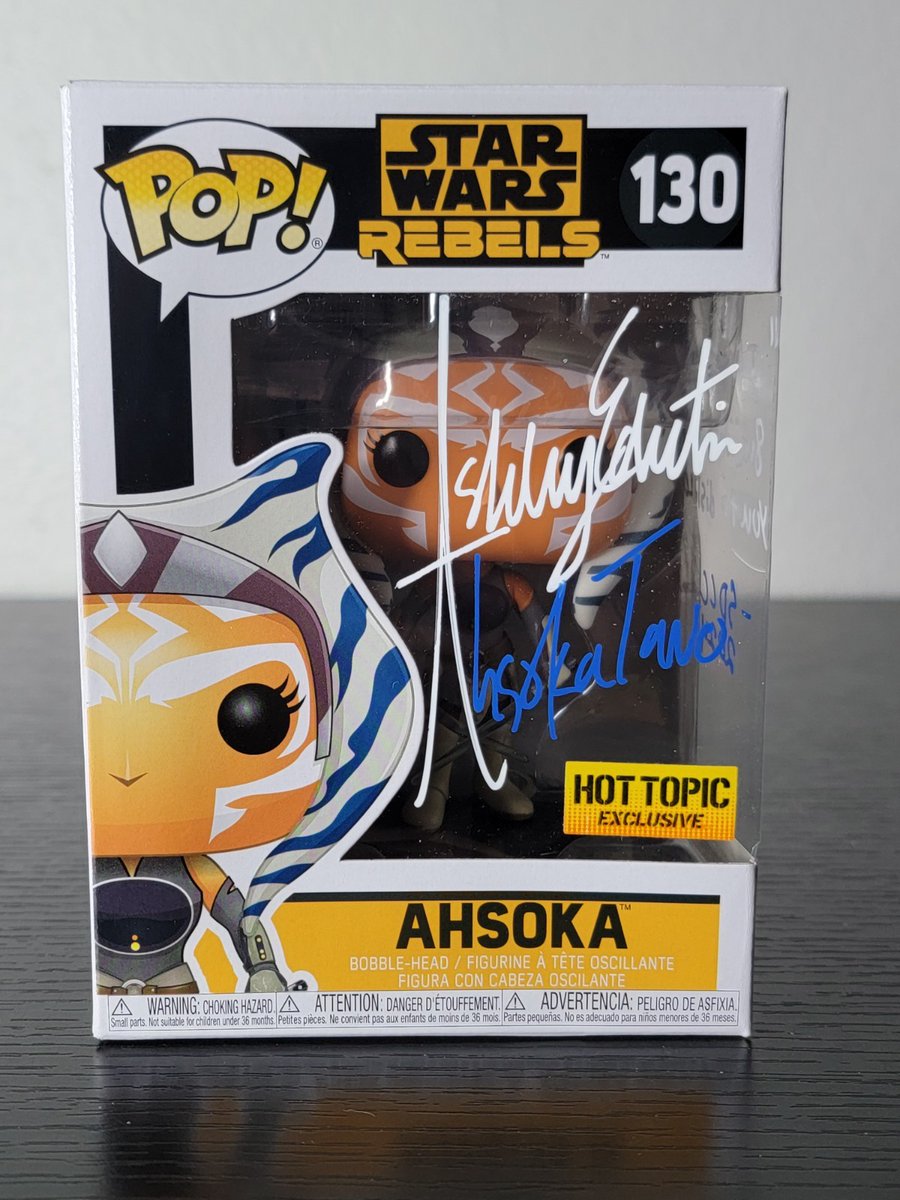 🔥Funko Pop  REBELS: Ahsoka #130 Signed By Ashley Eckstein No Coa🔥  
🔗 ebay.com/itm/2061424003…  
 #ad